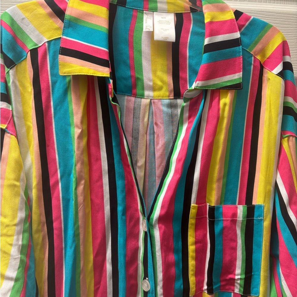 Anne Cole Multicolor Striped Tunic - Picture 3 of 6